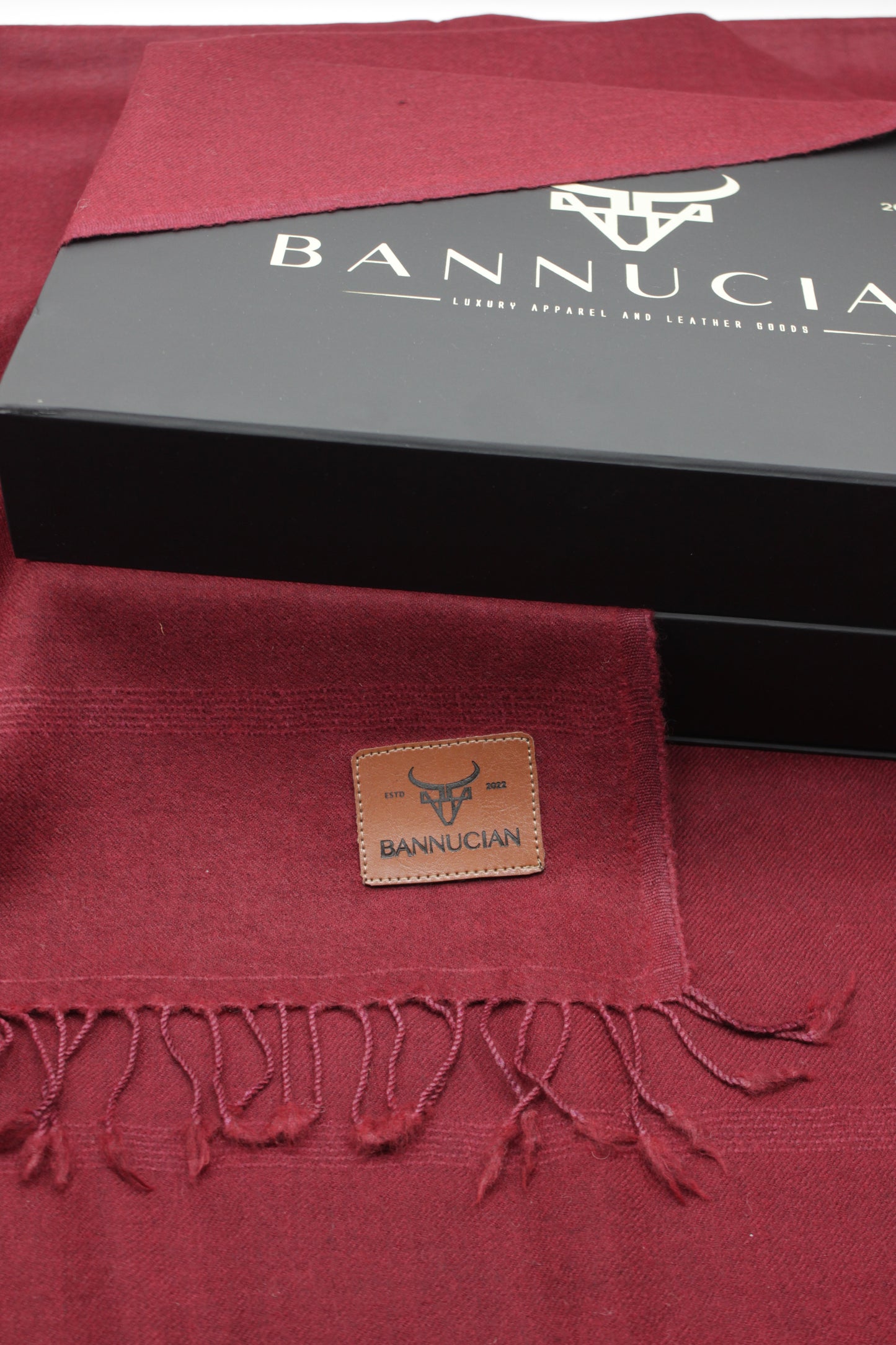 Premium Quality Single Fiber Plain Meroon Pure Woolen Shawl