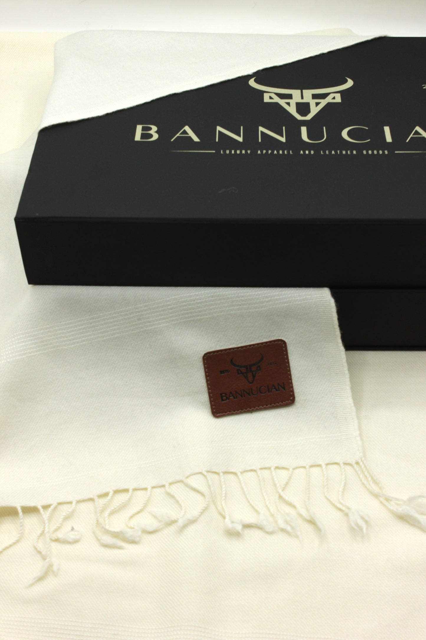 Premium Quality Plain Double Fiber Off White Pure Woolen Shawl