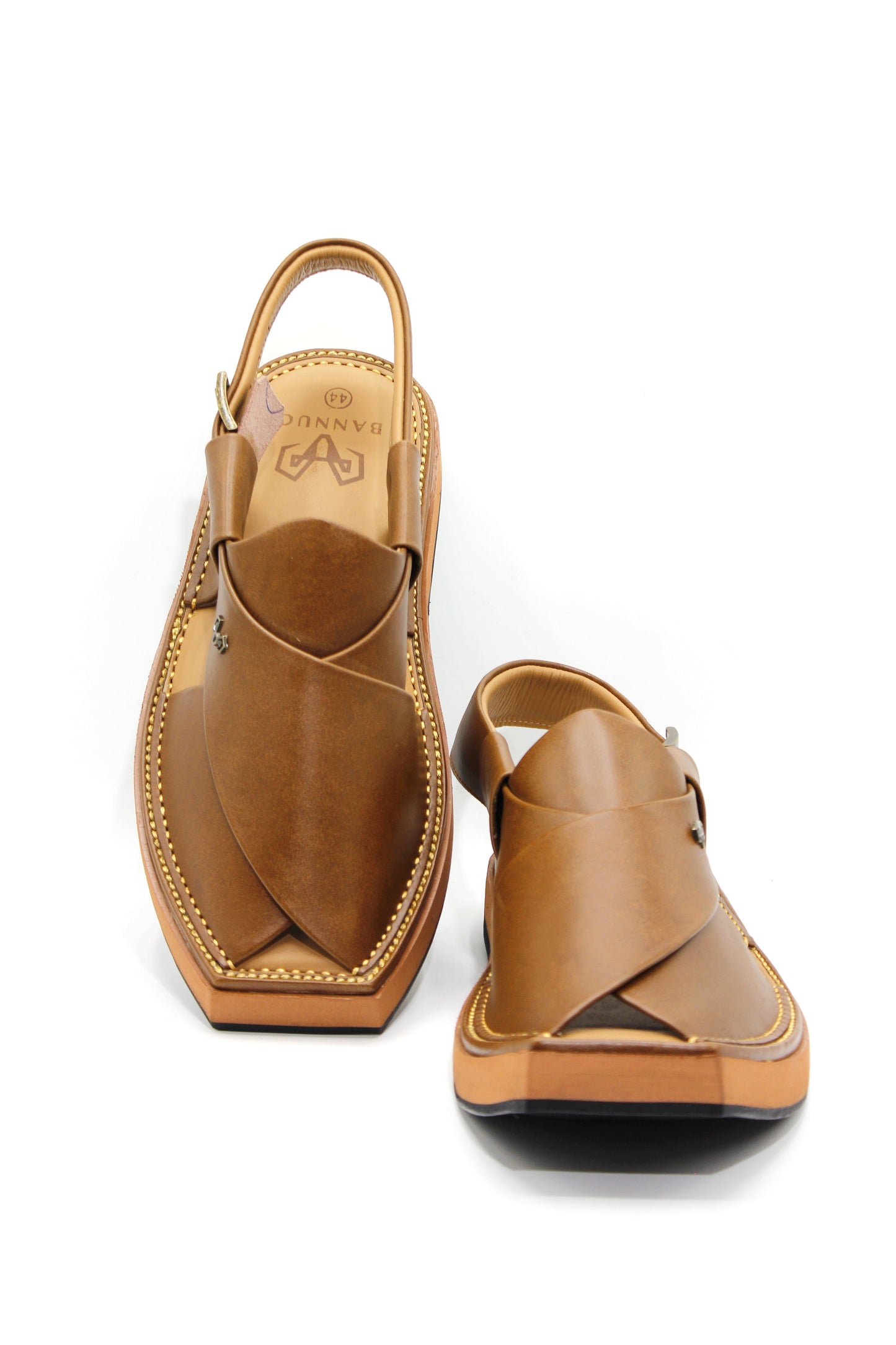 Luxury Mustard Peshawari Kaptaan Chappal