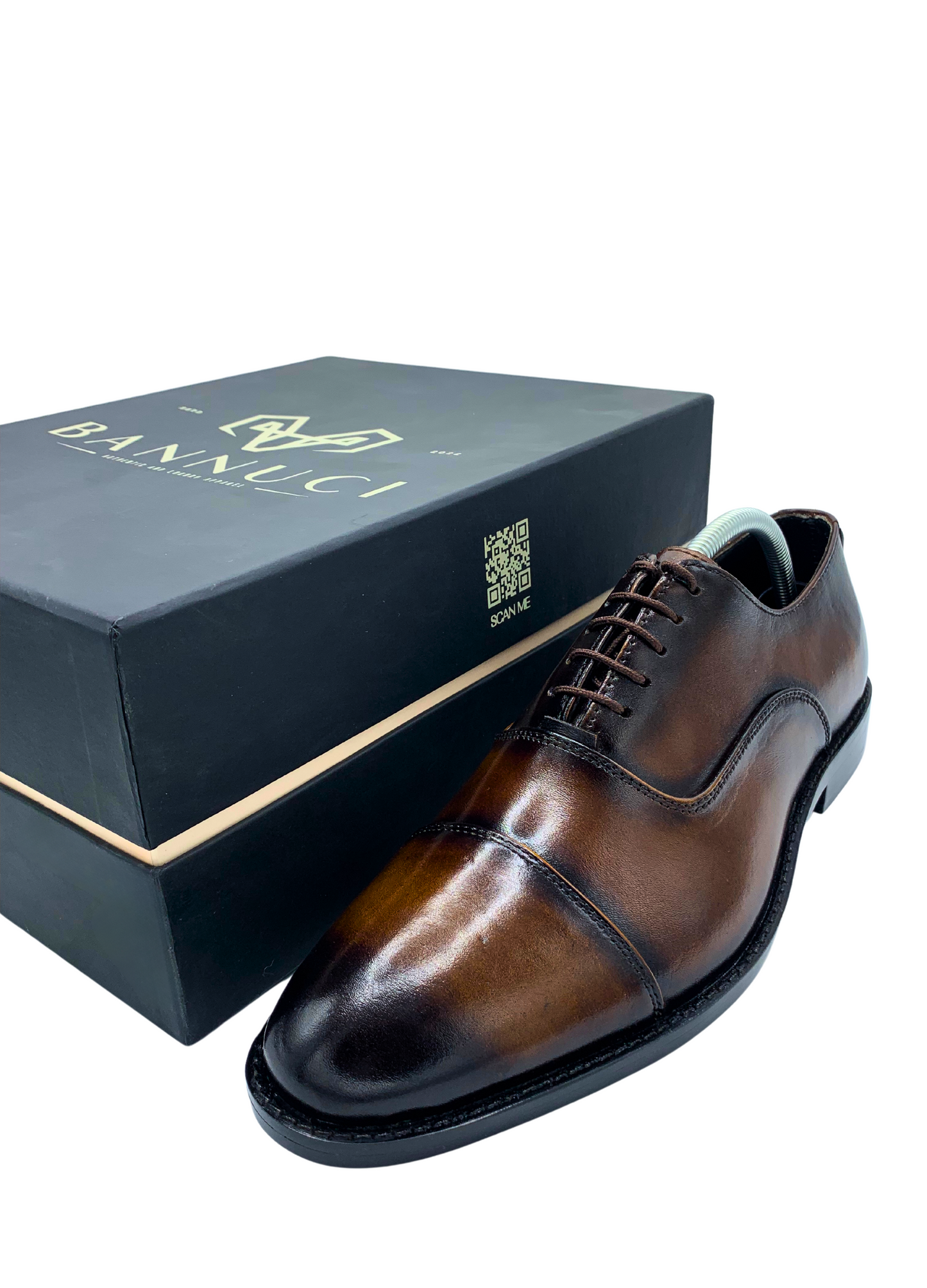 Luxury Brown Handmade Oxfords Shoes