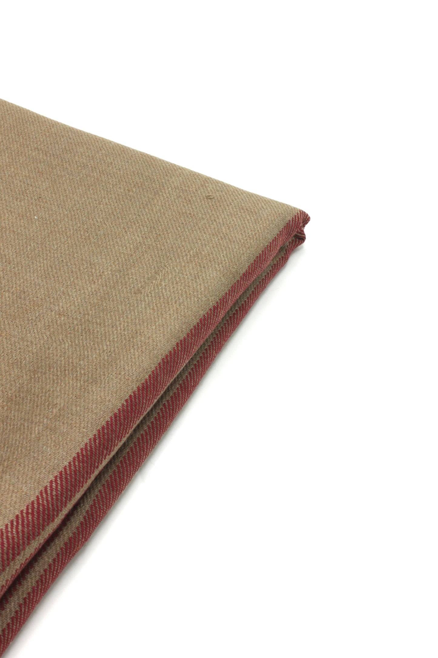 Premium Quality Brown with Red Embroidery  Pashmina Cashmere Shawl