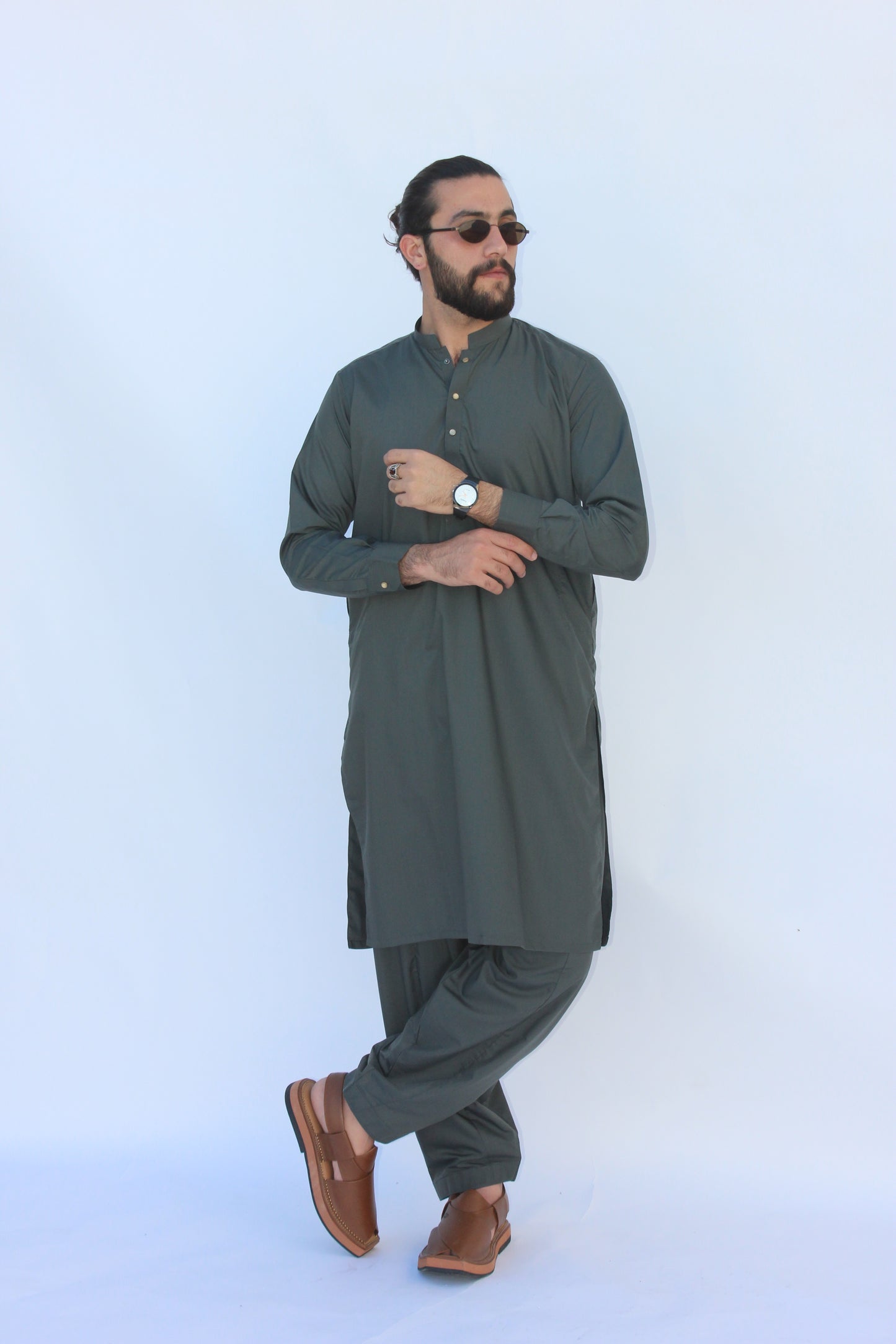 Premium Quality Eclipse Green Kurta Shalwar