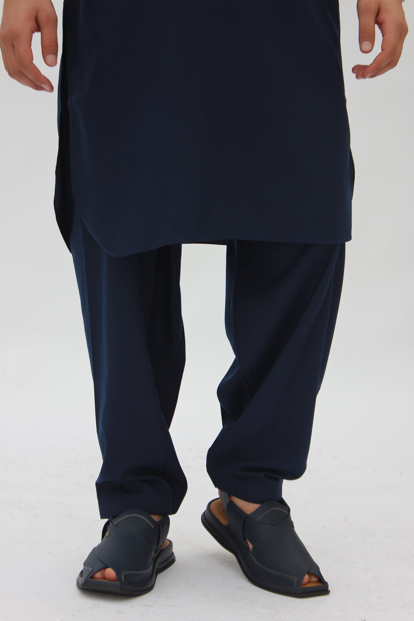 Premium Quality Navy Blue Kameez shalwar