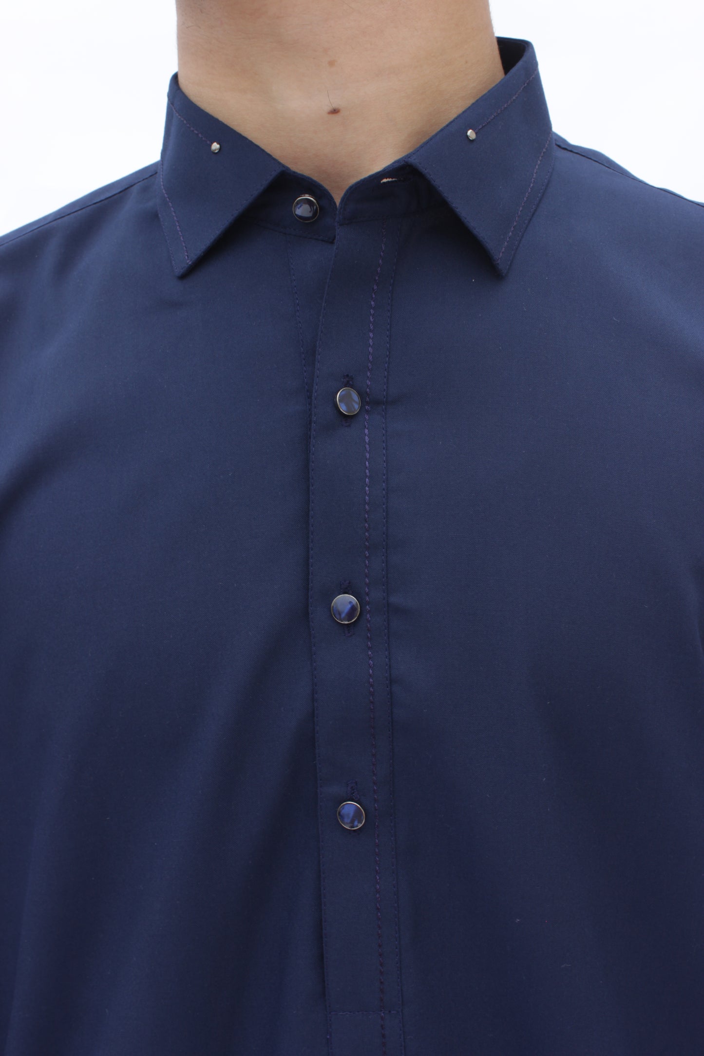 Premium Quality Navy Blue Kameez shalwar