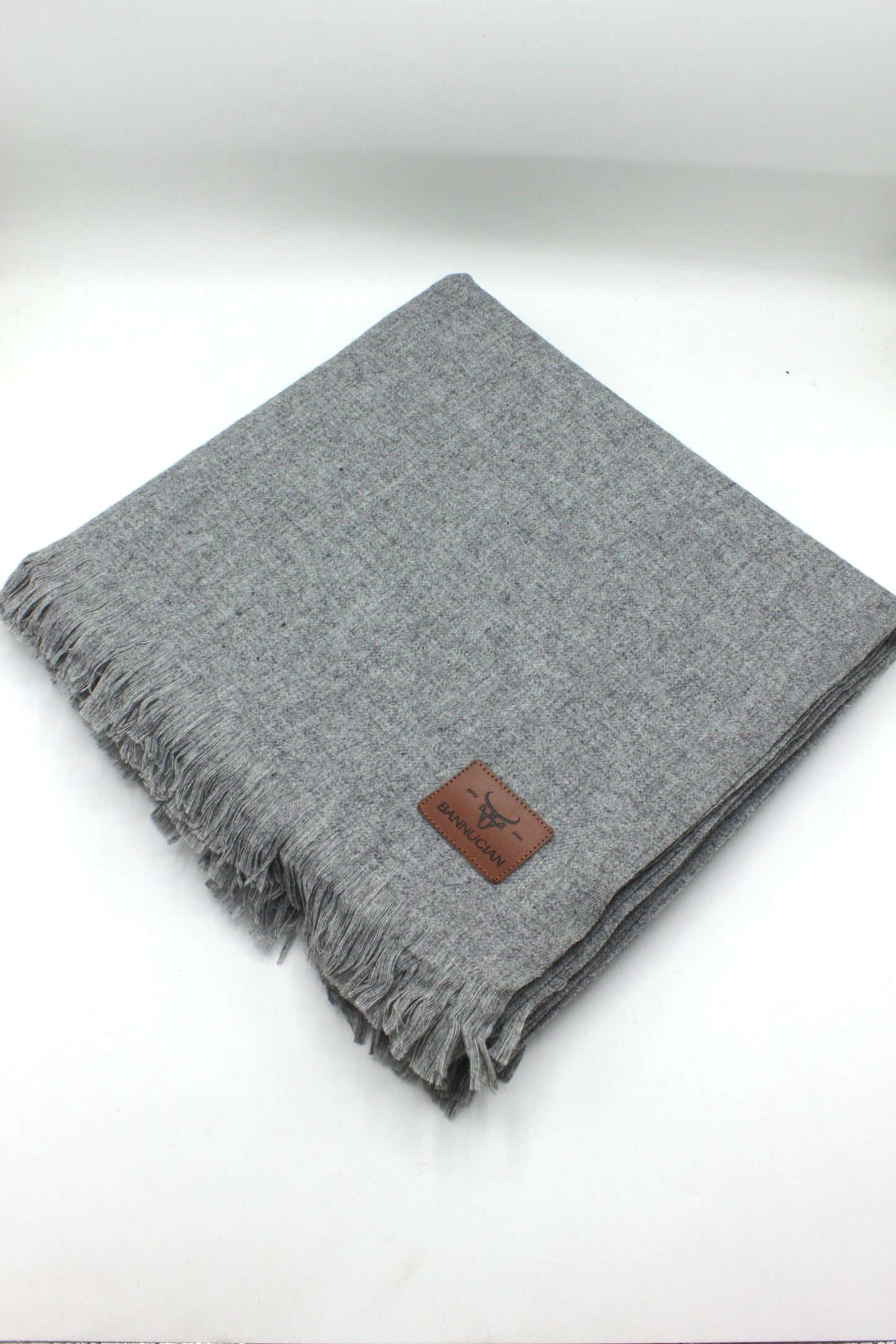 Premium Quality Gray Woolen Blend Shawl