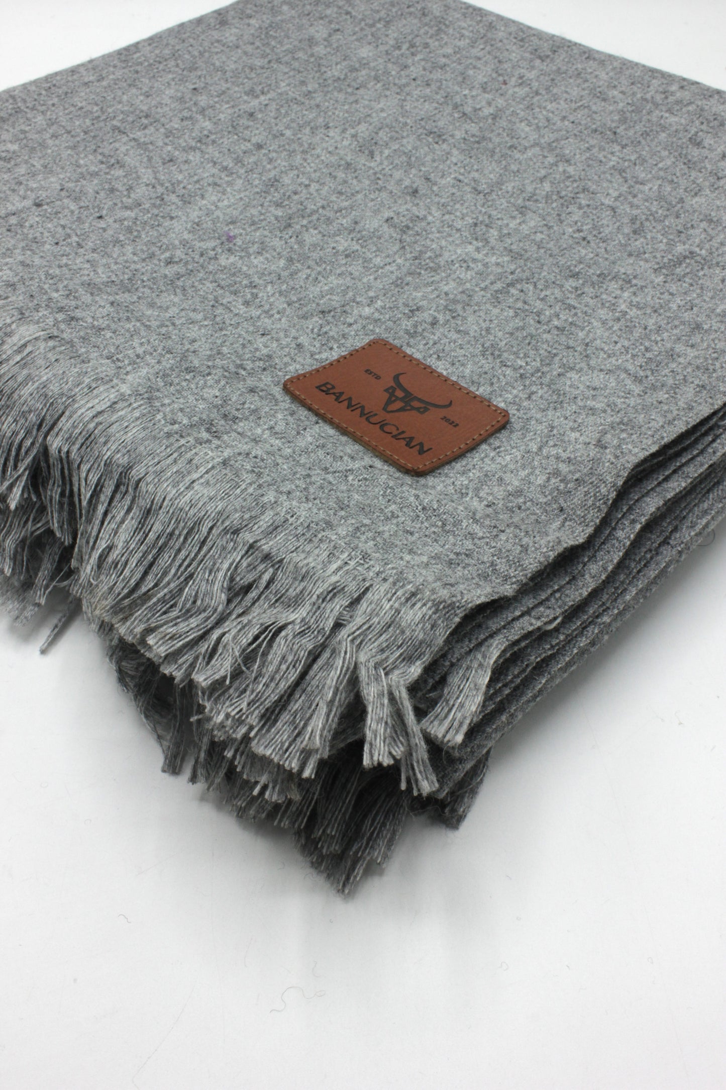 Premium Quality Gray Woolen Blend Shawl