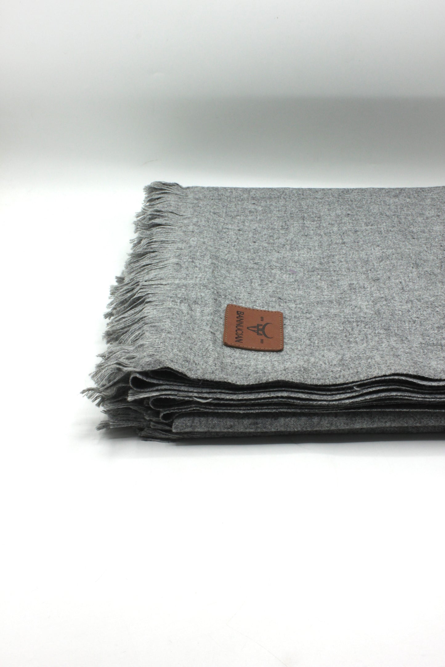 Premium Quality Gray Woolen Blend Shawl